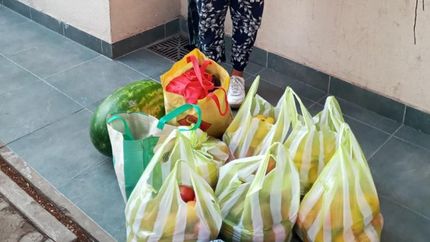 Parte de las donaciones que fueron entregadas. Parte de las donaciones que fueron entregadas.