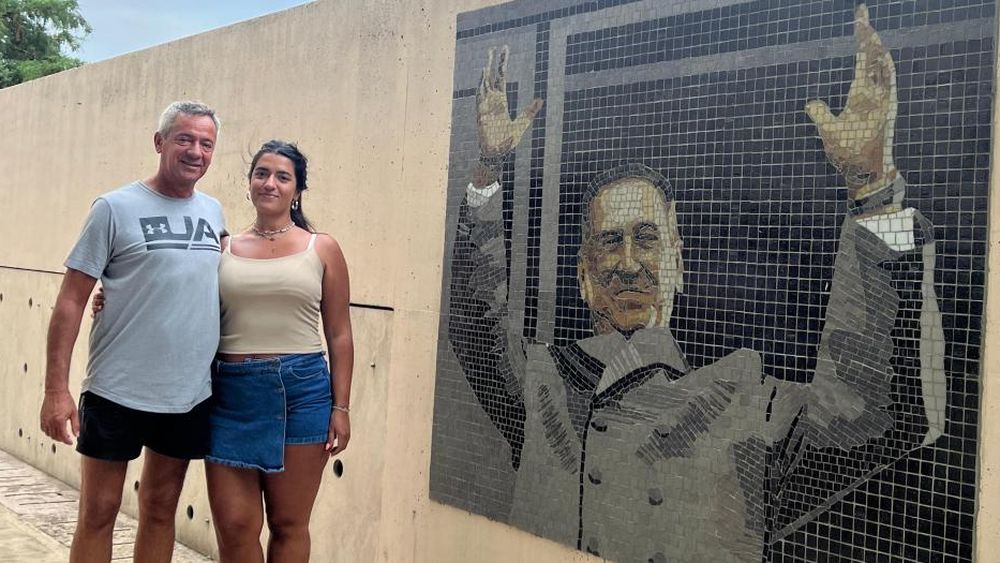 Compartió la conmovedora salida junto a su hija Delfina.