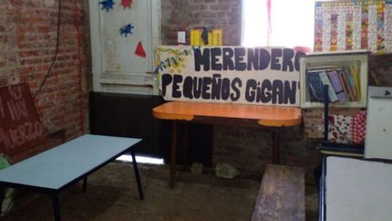 El merendero quiere mejorar sus instalaciones para los chicos.