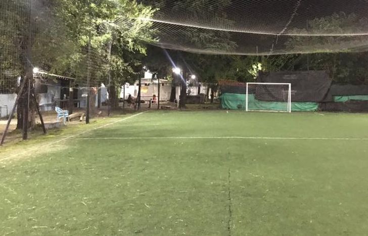 Instalaron luces y mejoraron la cancha.