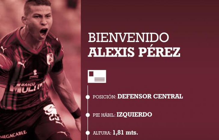 Lanús presentó al flamante refuerzo colombiano.