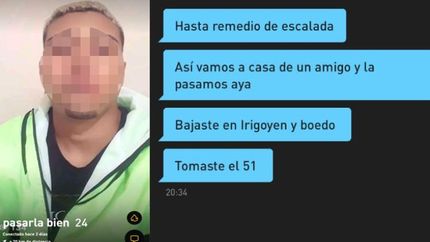 Diario La Unión | Capturas de pantalla de la víctima.