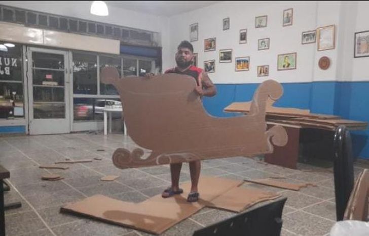 Las figuras navideñas ya están preparadas.