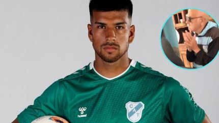 video: le conto a su abuelo que sera titular en temperley y lo emociono