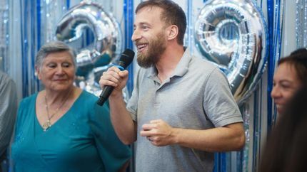 Federico Otermín, presente en el aniversario de Talita Kum.