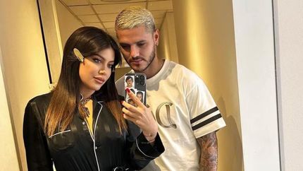 Wanda Nara y Mauro Icardi.