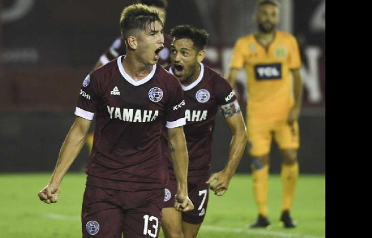 Belmonte, de lo mejor del Granate, festeja el 1-0