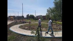 las obras en la plaza están avanzadas y una vez finalizadas las tareas de parquizado quedará inaugurada.