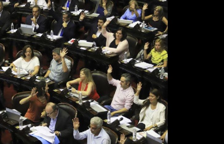 Sólo el sector de la Izquierda se manifestó en contra.