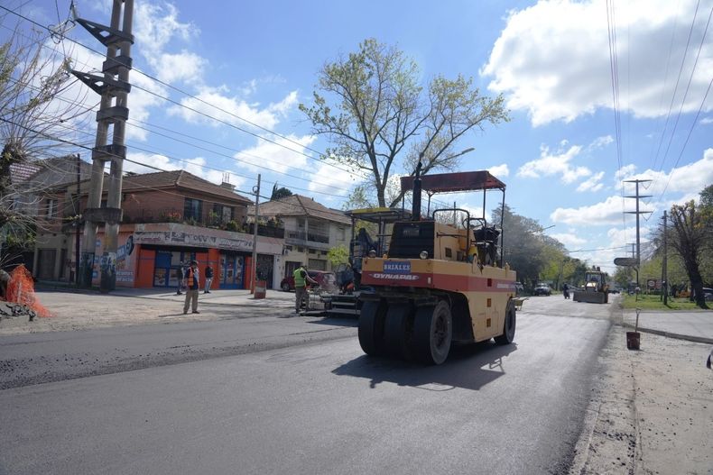 Además de un sistema hídrico renovado, los vecinos tienen calles mejoradas para el tránsito. 