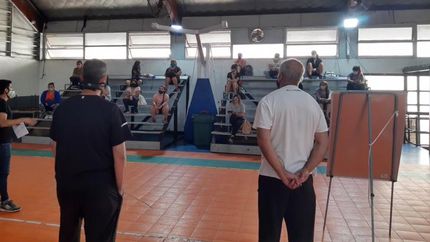 La jornada se realizó con protocolos y turnos.