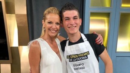 Ian DAngelo, con Carina Zampini.