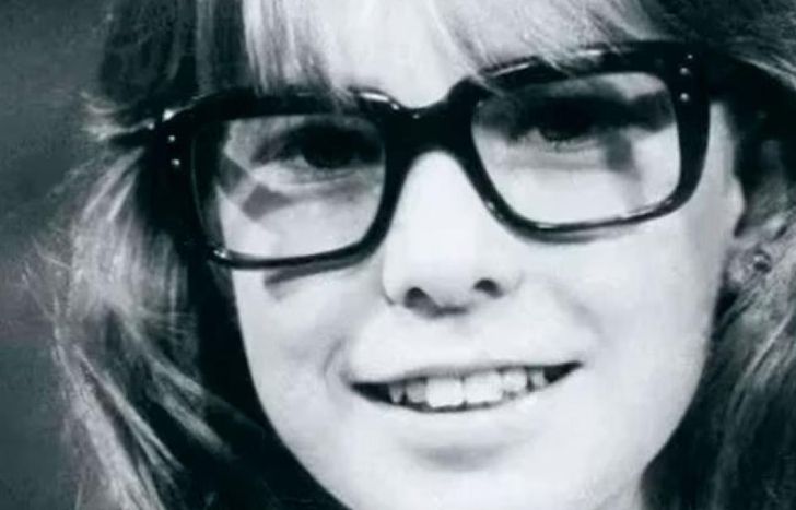 La actriz, en un papel de su niñez.