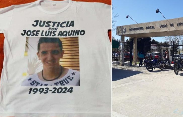 Familiares de la víctima visibilizan el reclamo de justicia.