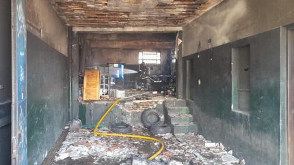 Intervinieron cinco dotaciones y 15 bomberos.