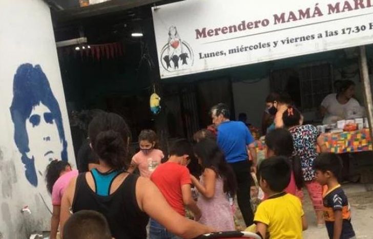 Para los 120 chicos que asisten al merendero.