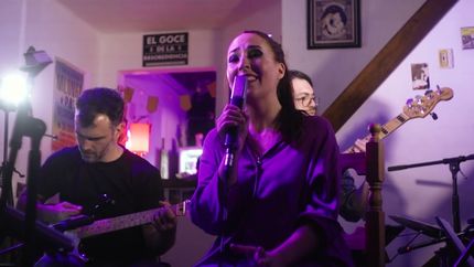 Flor Gauna, en vivo.&nbsp;