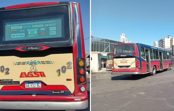 El interno 102 ya circula por la vía pública totalmente renovado.