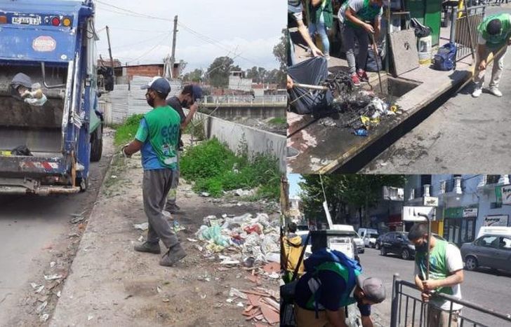 Los trabajos, en distintos puntos de Lomas.