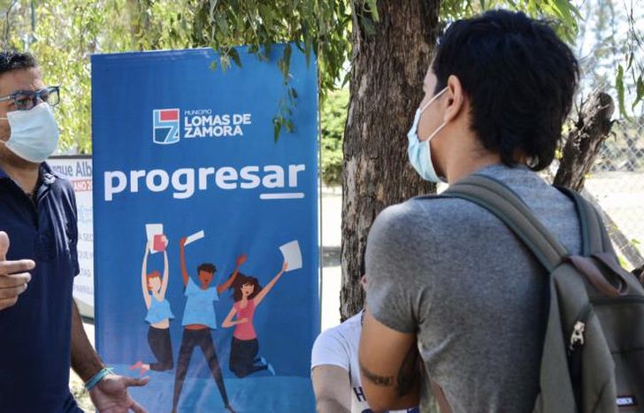 Uno de los puestos está en el Parque de Albertina.