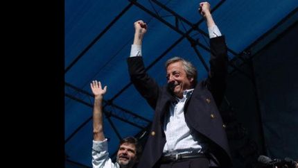 compartir escenario con nestor kirchner