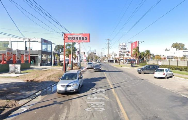 Fue frente al frigorífico Morres.