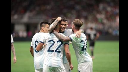 argentina fue una maquina y paso por arriba a mexico