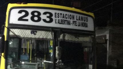 Le robaron al chofer y a dos pasajeros.