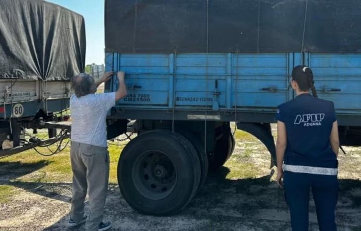 El camión salió de Banfield y fue interceptado en Chaco.