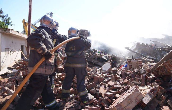 Hubo un arduo trabajo de los Bomberos de Lomas.