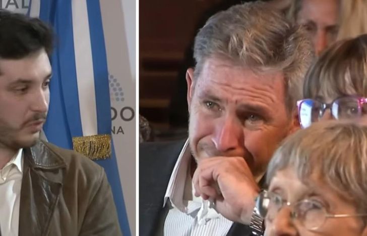 En la presentación del proyecto, en el Senado.