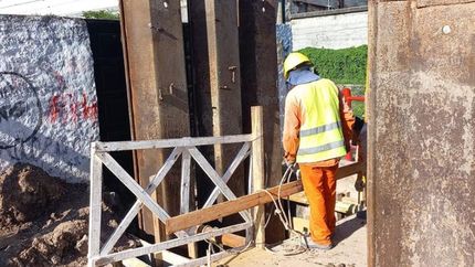 profundizan las obras en el paso bajo nivel loria-ayacucho