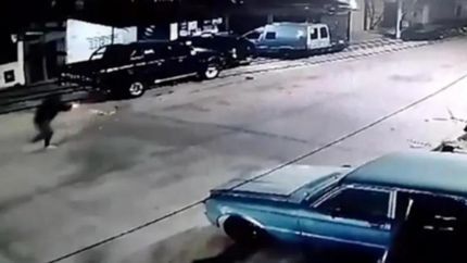 Una cámara grabó el asesinato de Leandro Ojeda.