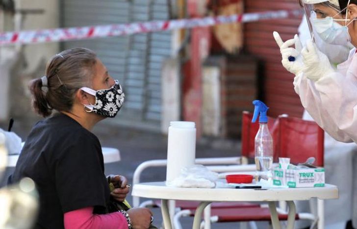 En las últimas 24 horas 43.550 testeos.