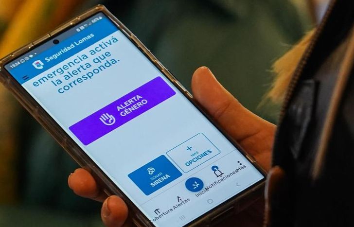 La app para celulares funciona como un botón de pánico ante urgencias.