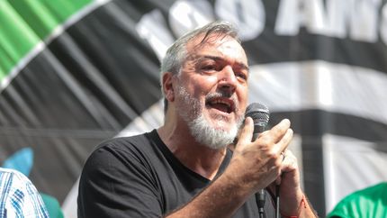 El secretario general de ATE, Rodolfo Aguiar.&nbsp;