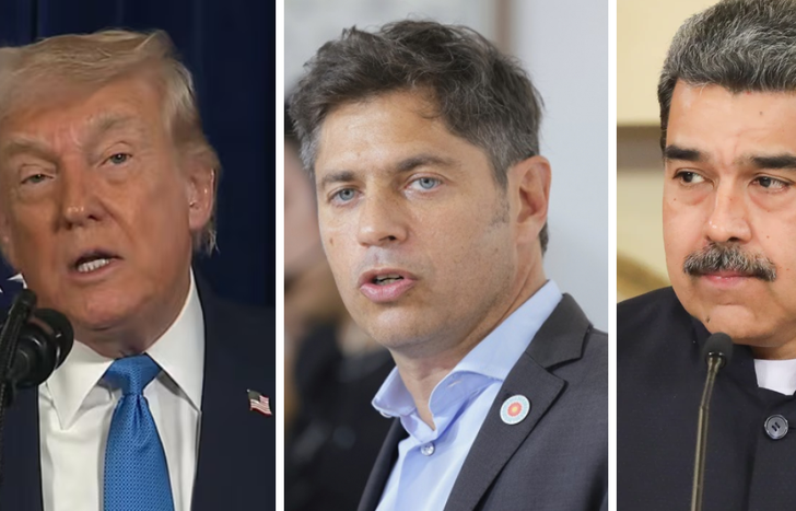 Axel Kicillof repudió la captura de Nicolás Maduro y la invasión de Donald Trump a Venezuela.