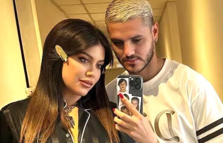 Wanda Nara y Mauro Icardi.