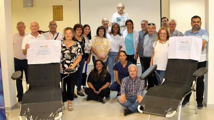 Los rotarios unidos por la labor solidaria.
