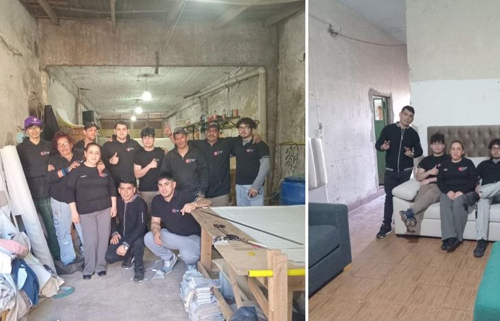 La fábrica se encuentra en pleno corazón de Fiorito.