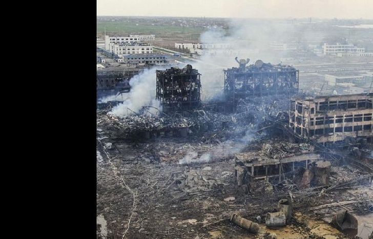 La potencia de la explosión alcanzó unos tres kilómetros de distancia, causando daños a otros edificios
