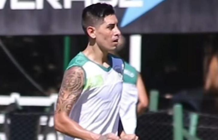 Emmanuel Olivera destacó se entrena a la par de sus nuevos compañeros en Luis Guillón.