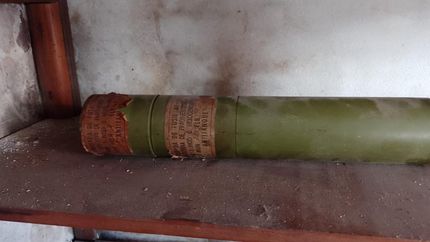 El material estaba adentro de un galpón.