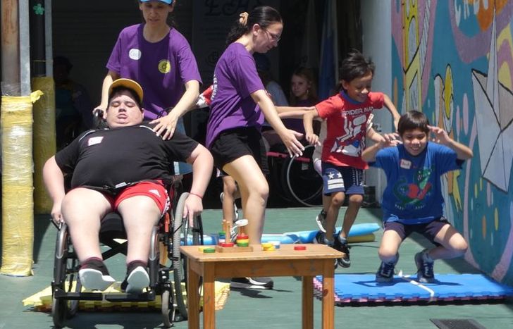 Todos se sumaron a las actividades al aire libre.