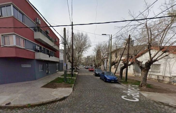 La esquina de Cabrera y Vergara, en Banfield.
