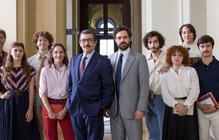 El elenco del film.