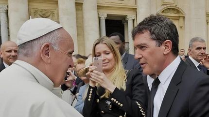 Antonio Banderas despidió al papa Francisco.