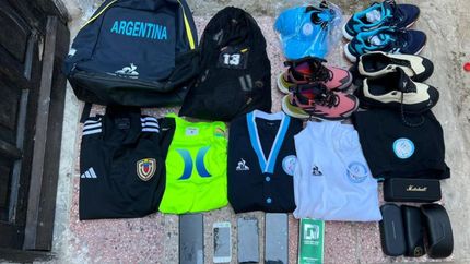 Elementos robados por los abrevalijas.