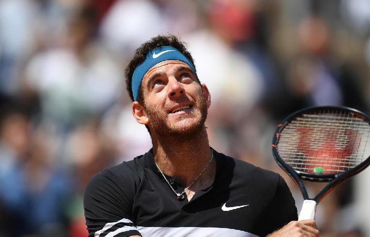 Del Potro hizo caso a la recomendación de los médicos de “no forzar su pierna”.