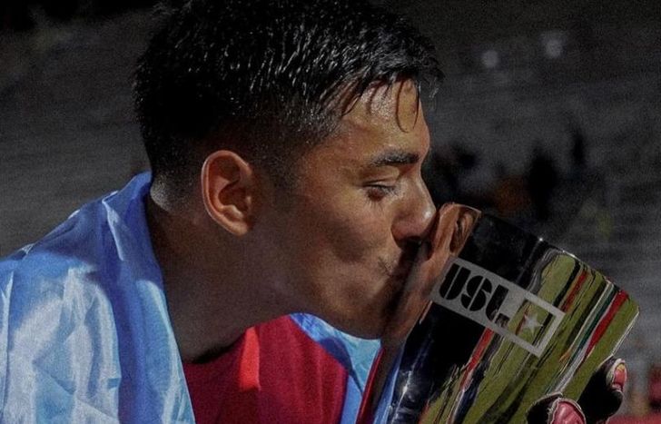 Ríos Novo gritó campeón en los Estados Unidos.